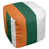 Orange / vert / blanc
