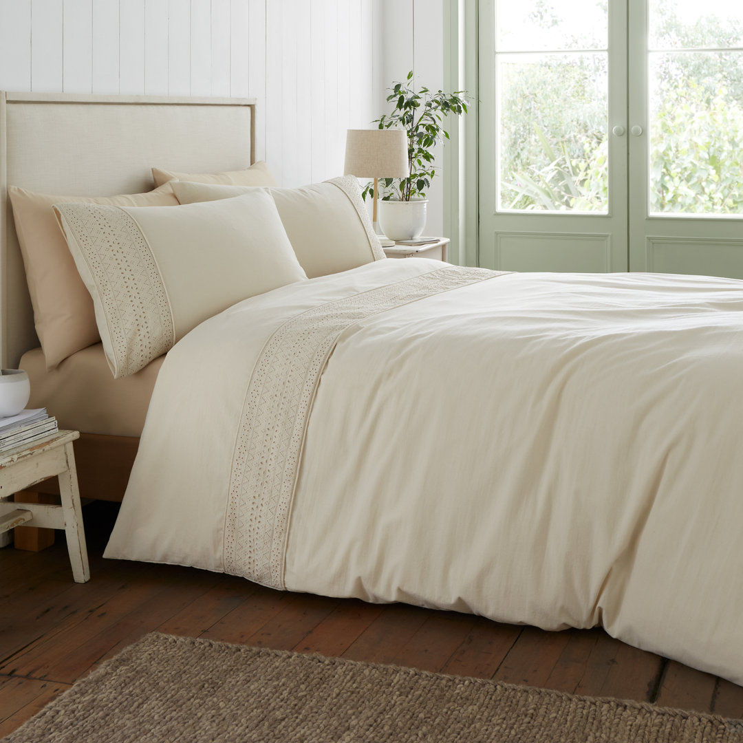 Broderie Anglaise Duvet Cover Set