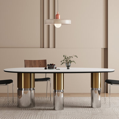 Light luxury modern high-end dining table sets
