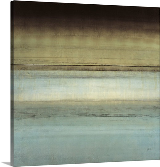 «Beauty in Blue II» par Randy Hibberd, reproduction d'art sur toile, H 30 po x l 30 po x P 1,25 po