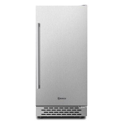 15 Inch Beverage Refrigerator, Weather Proof Stainless Steel Beverage Fridge, Under Counter Beer Mini Fridge