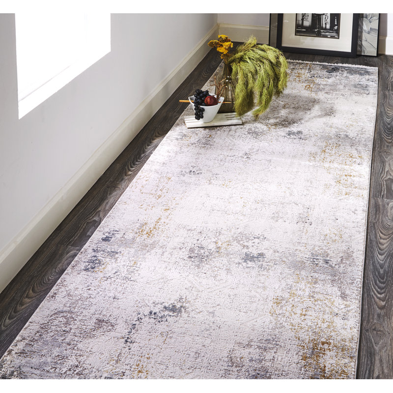 Whitten Abstract Indoor Rug, Runner 3'1" x 10'
