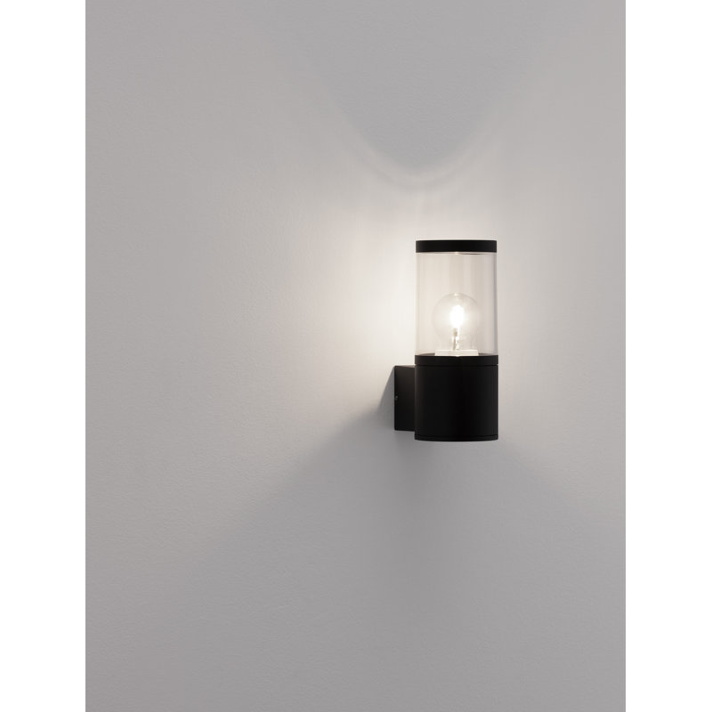 Black Integrated LED Metal Bollard Light