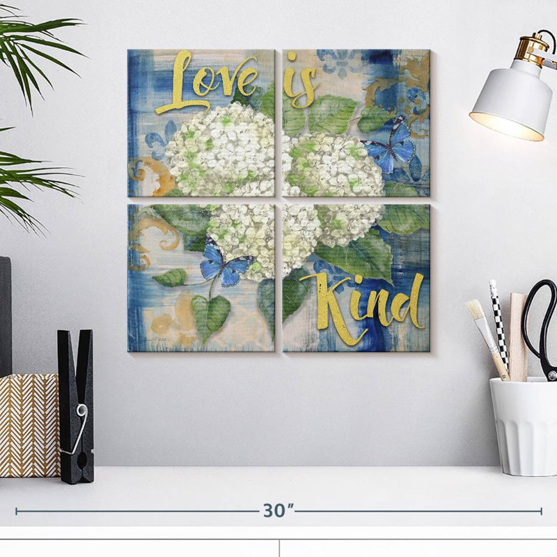 Harnek Love Is Kind, 18" H x 18" W