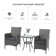 Basilica 2 Seater Bistro Set with Cushions