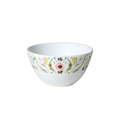 Bol à soupe / céréales scandinave à fleurs