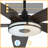 Ahriya 5 - Blade LED Smart Standard Ceiling Fan with Remote Control and Light Kit Included-487785548-403971659