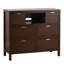Commode média Milburn Carmel, Cappuccino