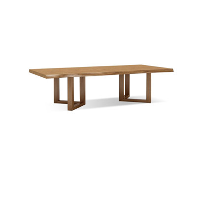 Light-walnut Rectangular Solid Wood Conference Table