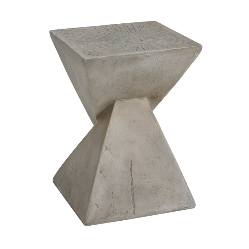TESS Modern Side Table – Stylish Cent Table Compatible With Living Room, Bedroom, Or Office – Versatile Home Furniture With Design And Sturdy Construction,Light Gray Color