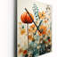 Horloge murale Mid-Century coloré Botanicals I - Abstract Botanicals-33969563
