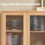 Bibliothèque de rangement en chêne massif