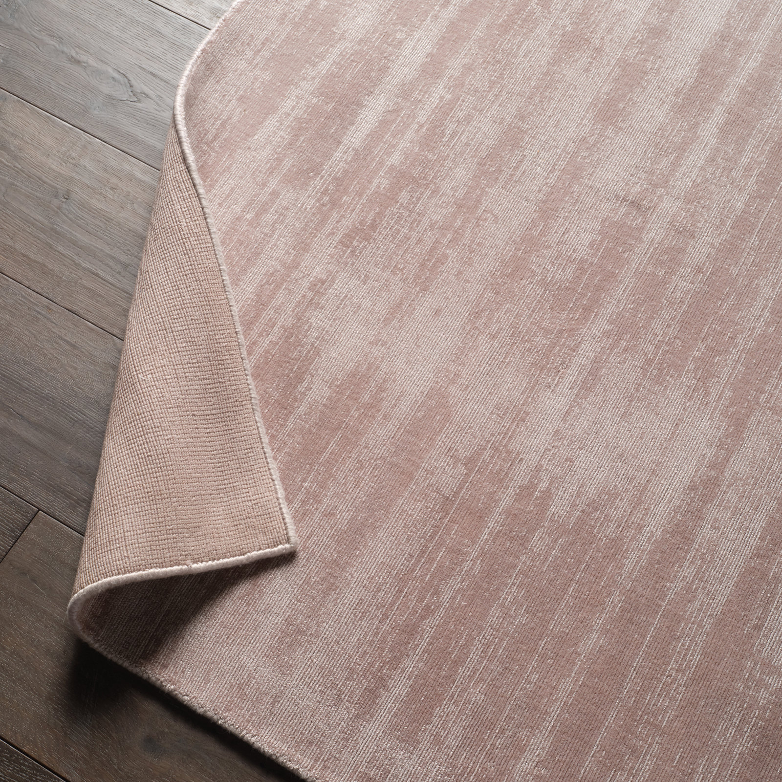Oath Pink Hand-Woven Rug, Rectangle 5' x 8'