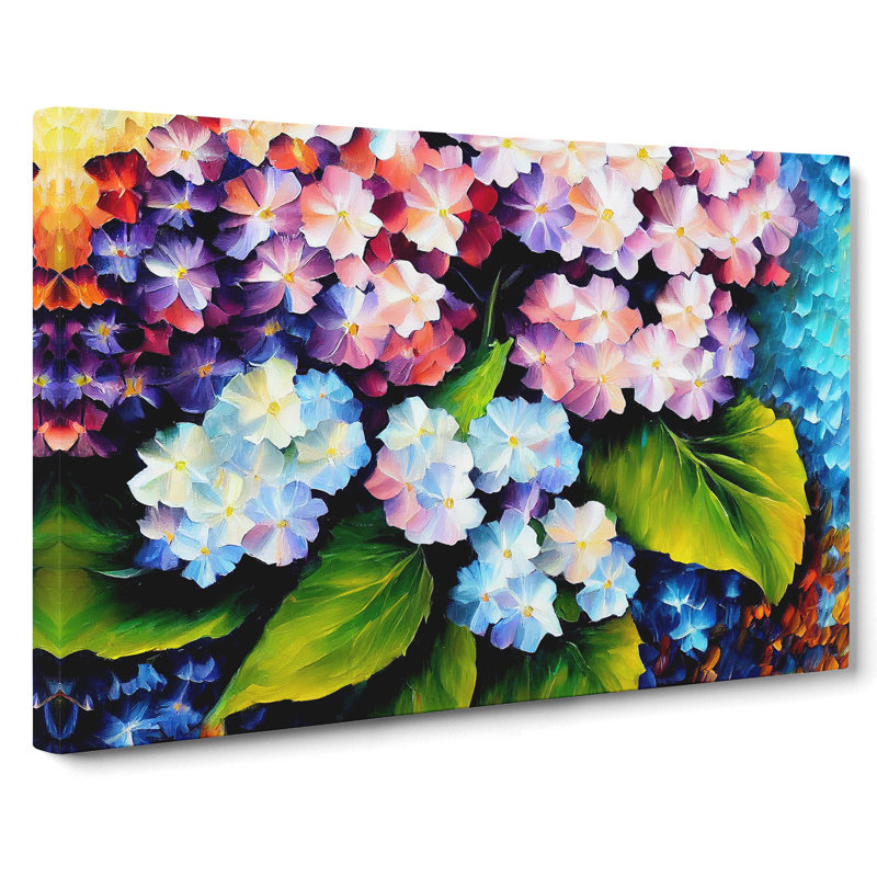 Hydrangea Flowers Vol.2 - Wrapped Canvas, 40cm H x 60cm W x 3cm D