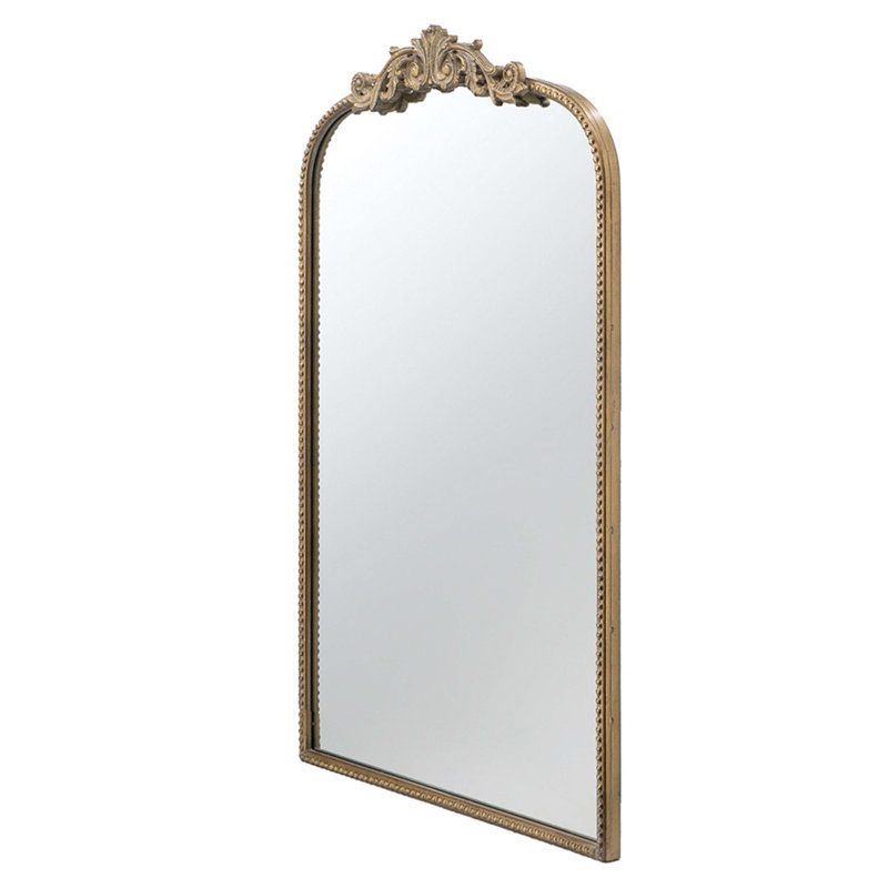 24" X 36" Gold Arch Mirror, Gold, 36" x 24"