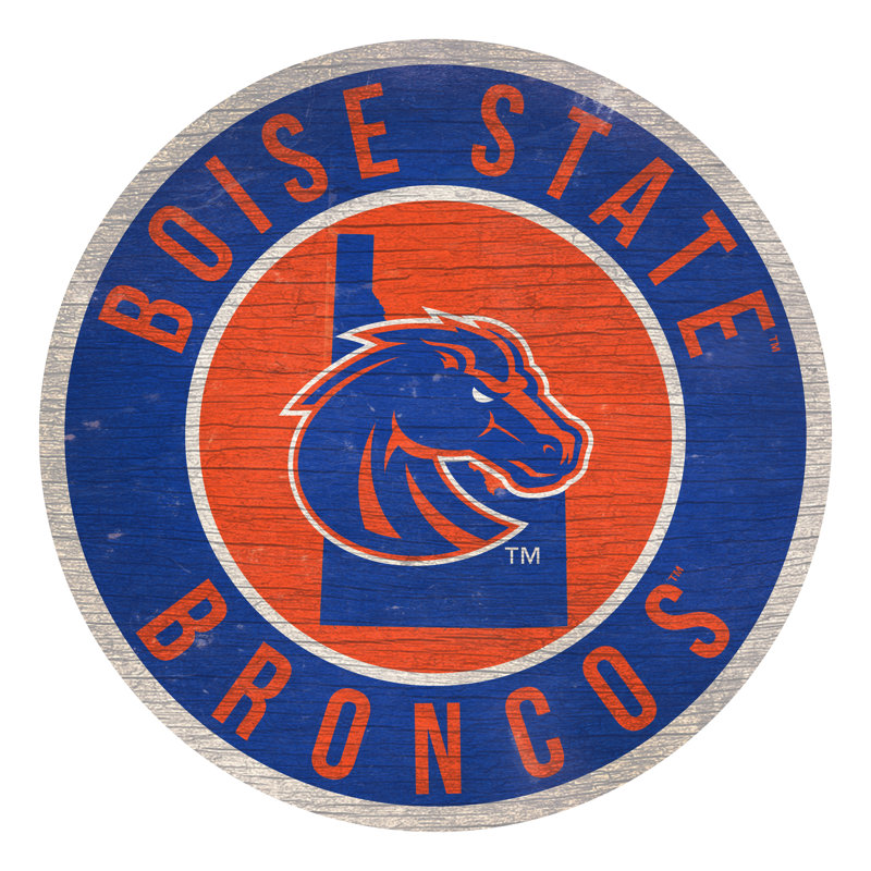 Ncaa, impression sur bois, Broncos de l'Université Boise State
