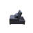 Folding Ottoman Sofa Bed Dark Gray