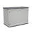 Horizontal Storage Shed Weather Resistance, Large Outdoor Storage Cabinet Lockable, Thick HDPE Plastic Storage Unit For Backyards, Patio, Garden(28 Cu.Ft/Ivory ) White