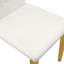 Chaises de salle à manger en polyuréthane, chaises d'appoint modernes avec pieds en métal, ensemble de 4-121785058-121785060