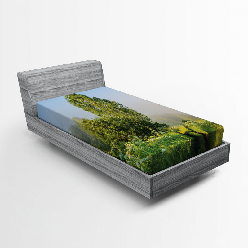 Drap ajusté nature, Drap-housse de taille simple