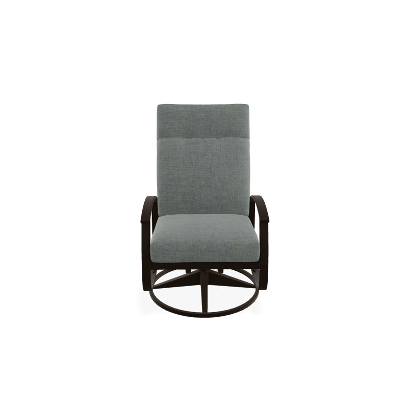 Belle Isle Outdoor Swivel Lounge Chair, Textured Kona, Yellow 43A, Kona P10