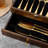Fine Silverware Box With Glass Lid, 2-Layer Wooden Silverware Chest With Drawer,2 Layer-108372409