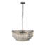9 - Light Chandelier with Crystal Accents