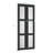 3-Lite 78" Frosted Glass Bi-fold Doors with Installation Hardware Kit for 80" Door Opening Height-101511142