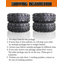 Pneus tout-terrain polyvalents pour VTT / UTV tubeless ， 21x7-10, 4PR Performance Performance légère de boue et de sentier ， Ensemble de 2