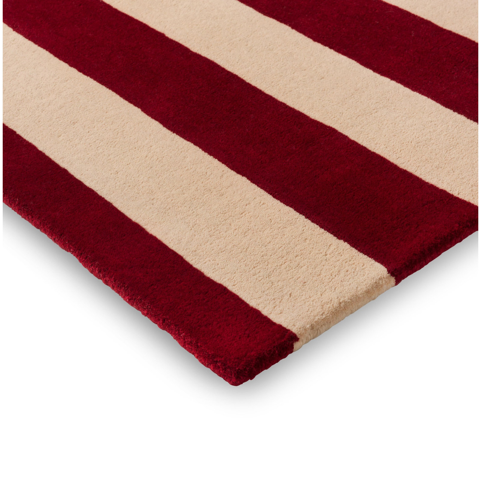 Marimekko Ralli Hand-Woven Striped Rug, Rectangle 5'7" x 7'10"