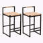Tabouret de comptoir rembourré Mylen-1999263129