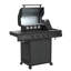 Charles Bentley 4 - Burner Freestanding Propane 58004 BTU BTU Gas Grill with Side Burner and Cabinet
