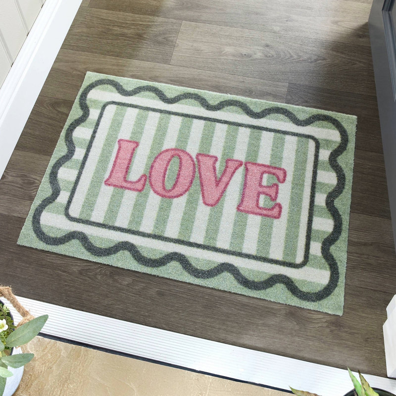 Non-Slip My Love Indoor Doormat