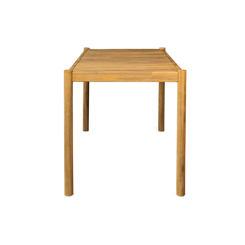 Table de salon de patio en bois