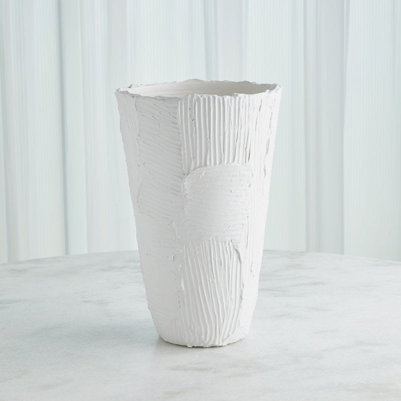 Handmade Ceramic Table Vase, 18.5" H x 12.25" W x 12.25" D