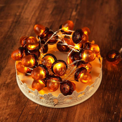 3D Acorn Fall Decor Harvest String Lights Battery Powered With Remote And Timer 10Ft 30 Leds Thanksgiving Decorations For Christmas Party Autumn Tree -  Ophelia & Co., B49598A4B1F644AB9340CEB45CE44E1C