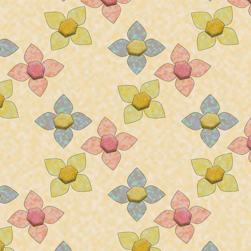 Ensembles de housse de couette DiaNoche en microfibre par Ruth Palmer - Delicate Pixel Flowers