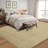 Braided Print Machine Washable Rug with Rubber Backing for Living Room Non-Slip Dining Room Rug Easy-Cleaning Floor Carpet for Bedroom-1134327159