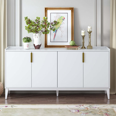 Armoire de rangement en bois avec 4 portes pour le couloir U_Style