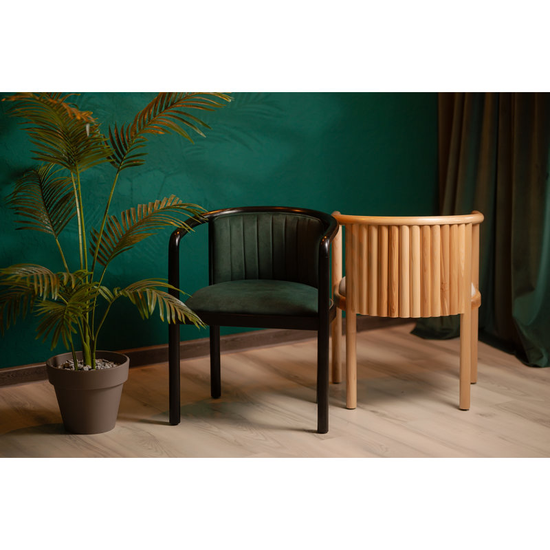 Alton Dining Chair, Matte Black, Teal