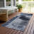 Amara Navy Washable Indoor-Outdoor Rug - -1689807067