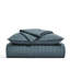 Ensemble de courtepointe en satin de coton Modern Windowpane, couvre-lit 100% coton prélavé, ensemble de literie légère 3 pièces avec 2 taies décoratives pour toutes les saisons-124542138-124542142
