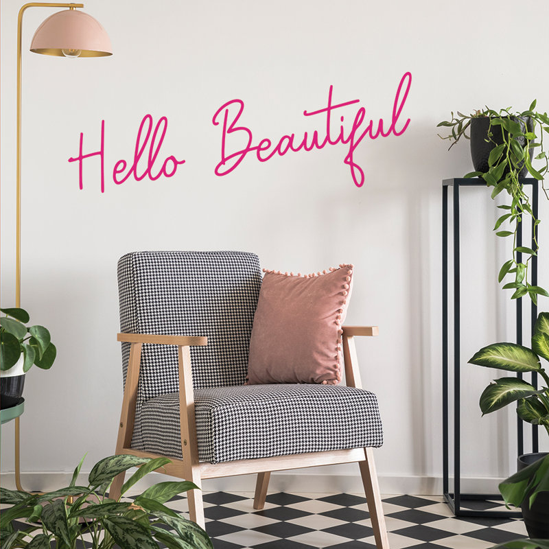 Hello Beautiful Wall Decal