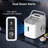 Simzlife 26Lbs. Daily Bullet Ice Countertop Ice Maker Ice Machine With Handle,Self-Cleaning Ice Makers, 26Lbs/24H, 9 Ice Cubes Ready In 6 Mins For Home/Kitchen/Bar/RV/Party/Camping-130808337