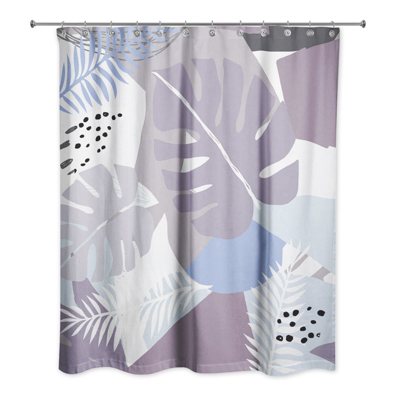 Rideau de douche Perine, Mauve