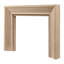 Modern Ember Everly Wood Fireplace Mantel Surround Kit in White | 56" x 42" Opening | 54"-1607769744-1607769755