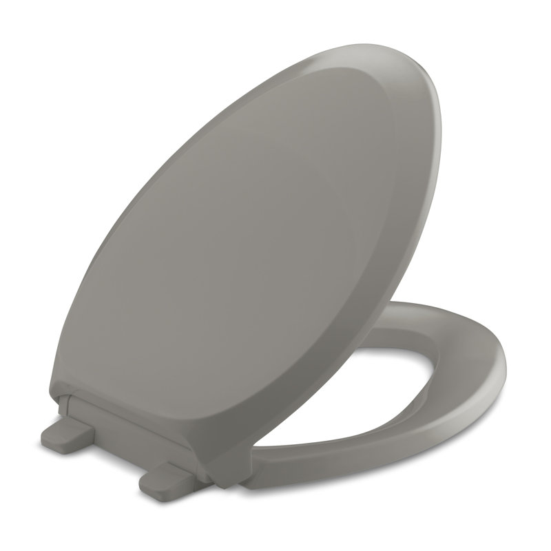 Siège de toilette allongé French Curve, Cachemire, Prêt à être verrouillé
