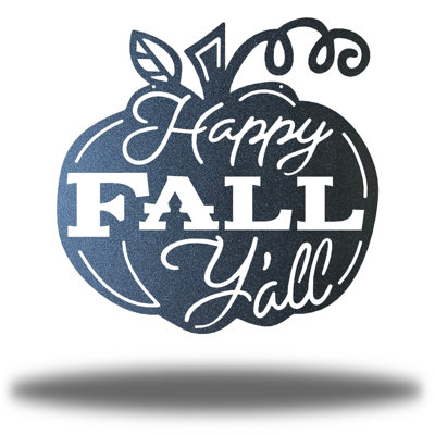 Décoration murale Anansa Happy Fall Y'all Pumpkin