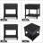 24" Solid Wood End Table with Drawer & Shelf, Side Table with Storage for Living Room & Bedroom-422995751