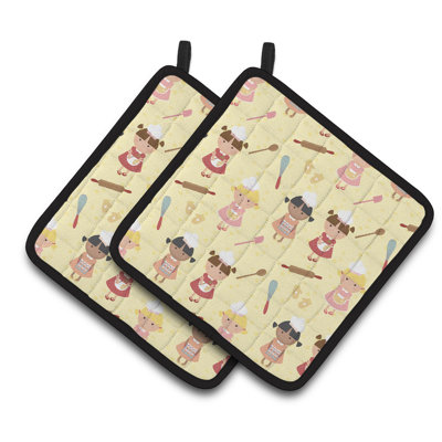 Caroline's Treasures Polyester Potholder Set